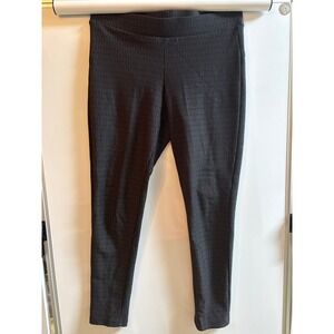 Lark and Grey women's leggings medium petite black white athletic